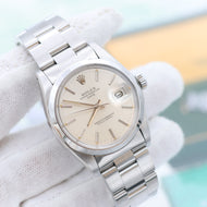 Rolex Oyster Perpetual Date ref. 1500 - Silver dial (V II)