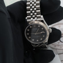 Load image into Gallery viewer, Rolex Datejust 31mm ref. 278274 Black/Grey Diamonds Dial - Jubilee Bracelet - Full Set
