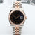 Rolex Datejust 36 ref. 116231 Black Roman Dial - Steel/Rose Gold Jubilee - Full Set