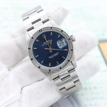 Load image into Gallery viewer, Rolex Oyster Perpetual Date ref. 1501 - Blue Dial (V III) - Oyster
