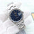 Rolex Oyster Perpetual Datum Ref. 1501 34 mm - blaues Zifferblatt (ii) - Austernarmband