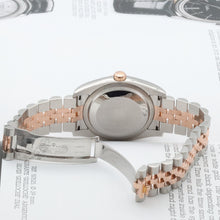 Załaduj obraz do przeglądarki galerii, Rolex Datejust 36 ref. 116231 Black Roman Dial - Steel/Rose Gold Jubilee - Full Set

