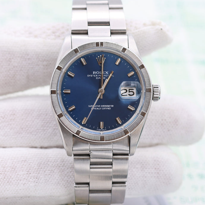 Rolex Oyster Perpetual Date ref. 1501 - Blue Dial (V III) - Oyster