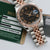Rolex Datejust 36 ref. 116231 Black Roman Dial - Steel/Rose Gold Jubilee - Full Set