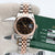 Rolex Datejust 36 ref. 116231 Black Roman Dial - Steel/Rose Gold Jubilee - Full Set