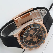 Charger l'image dans la galerie, Rolex Daytona ref. 116515 Black dial with pink subdials - Rubber-B strap - Full Set
