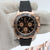 Rolex Daytona ref. 116515 Black dial with pink subdials - Rubber-B strap - Full Set