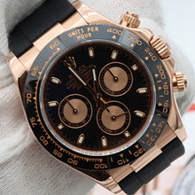 Charger l'image dans la galerie, Rolex Daytona ref. 116515 Black dial with pink subdials - Rubber-B strap - Full Set
