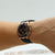 Rolex Daytona ref. 116515 Black dial with pink subdials - Rubber-B strap - Full Set