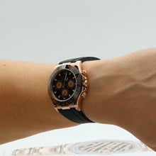 Charger l'image dans la galerie, Rolex Daytona ref. 116515 Black dial with pink subdials - Rubber-B strap - Full Set

