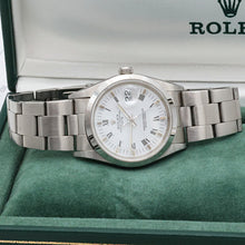 Load image into Gallery viewer, Rolex Date ref. 15200 White Roman Dial with Oyster Bracelet - Full Set
