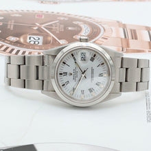 Load image into Gallery viewer, Rolex Date ref. 15200 White Roman Dial with Oyster Bracelet - Full Set
