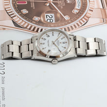 Load image into Gallery viewer, Rolex Date ref. 15200 White Roman Dial with Oyster Bracelet - Full Set
