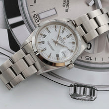 Load image into Gallery viewer, Rolex Date ref. 15200 White Roman Dial with Oyster Bracelet - Full Set
