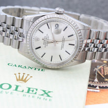 Load image into Gallery viewer, Rolex Datejust ref. 1603 - Silver Dial (V4) - Jubilee Bracelet - Full Set
