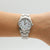 Rolex Date ref. 15200 White Roman Dial with Oyster Bracelet - Full Set