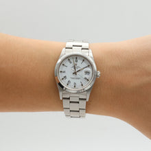 Load image into Gallery viewer, Rolex Date ref. 15200 White Roman Dial with Oyster Bracelet - Full Set
