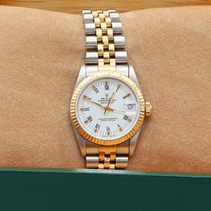 Rolex Datejust 31 Mid-Size ref. 68273 - White Roman Dial