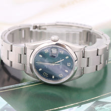 Load image into Gallery viewer, Rolex Date ref. 15200 Blue Arabic Dial Oyster Bracelet - Full Set
