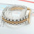 Rolex Datejust Lady ref. 69173 Steel/Gold- Jubilee Bracelet - Champagne Linen Dial