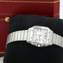 Load image into Gallery viewer, Cartier Santos ref. WSSA0082 - SIlver Roman Dial - Full Set
