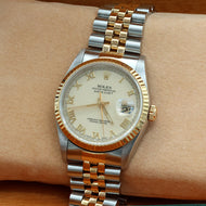 Rolex Datejust 36 ref. 16233 Cream Roman dial