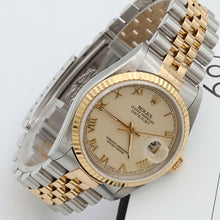 Carica l'immagine nel visualizzatore di Gallery, Rolex Datejust 36 ref. 16233 Cream Roman dial
