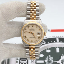 Carica l'immagine nel visualizzatore di Gallery, Rolex Datejust 36 ref. 16233 Cream Roman dial
