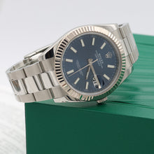 Carica l'immagine nel visualizzatore di Gallery, Rolex Datejust ref. 126334 Blue Dial Oyster bracelet - Full Set
