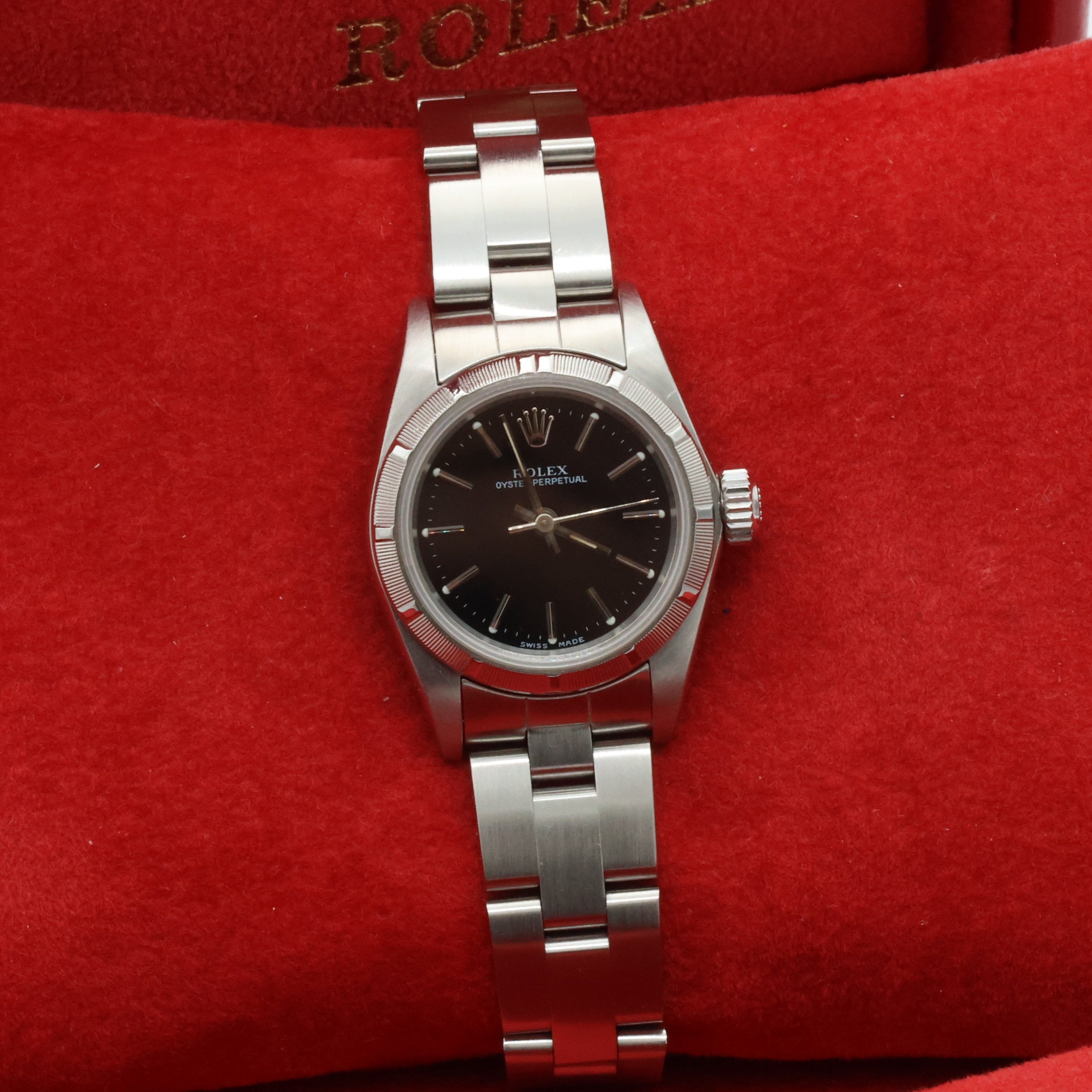 Rolex Oyster Perpetual ref. 67230 - Black Dial - Oyster Bracelet