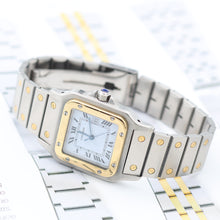 Załaduj obraz do przeglądarki galerii, Cartier Santos Carree Automatic ref. 2961 with Bracelet
