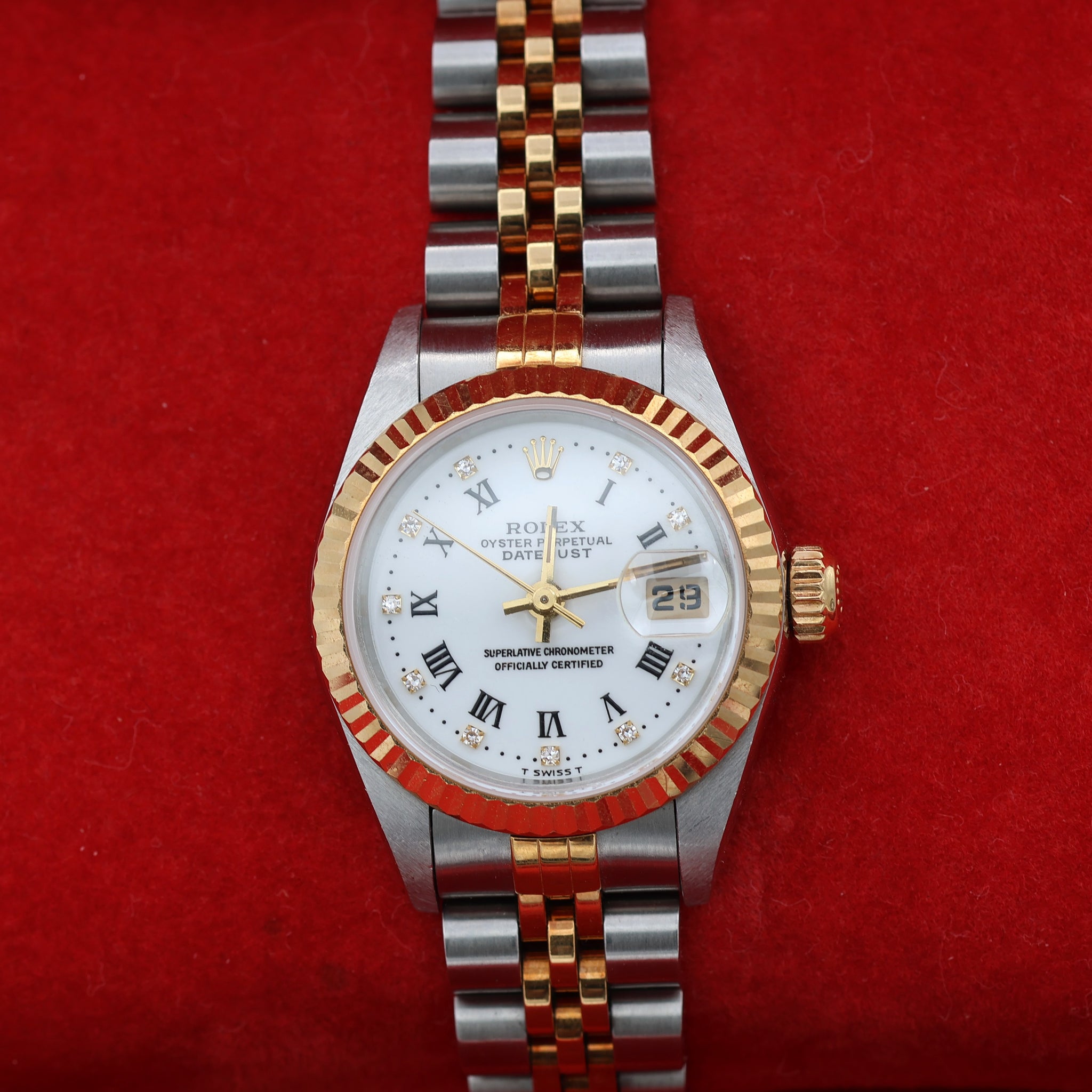 Buy Online Watch Rolex Datejust 69173 White Diamonds Dial