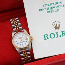 Cargar imagen en el visor de la galería, Rolex Datejust Lady ref. 69173 Steel/Gold - White Dial with Diamonds
