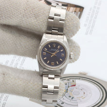 Załaduj obraz do przeglądarki galerii, Rolex Oyster Perpetual ref. 67230 - Blue 3-6-9 Dial - Oyster
