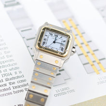 Załaduj obraz do przeglądarki galerii, Cartier Santos Carree Automatic ref. 2961 with Bracelet
