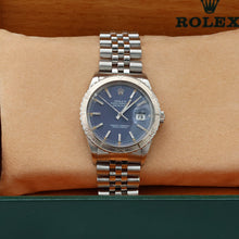 Indlæs billede til gallerivisning Rolex Datejust Turn-O-Graph ref. 16250 Blue Dial - Jubilee Bracelet
