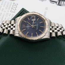 Indlæs billede til gallerivisning Rolex Datejust Turn-O-Graph ref. 16250 Blue Dial - Jubilee Bracelet
