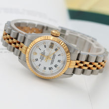 Cargar imagen en el visor de la galería, Rolex Datejust Lady ref. 69173 Steel/Gold - White Dial with Diamonds
