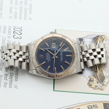 Indlæs billede til gallerivisning Rolex Datejust Turn-O-Graph ref. 16250 Blue Dial - Jubilee Bracelet
