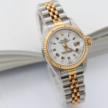 Cargar imagen en el visor de la galería, Rolex Datejust Lady ref. 69173 Steel/Gold - White Dial with Diamonds
