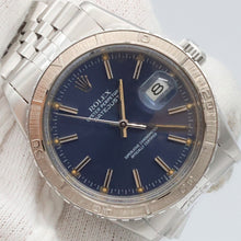 Indlæs billede til gallerivisning Rolex Datejust Turn-O-Graph ref. 16250 Blue Dial - Jubilee Bracelet
