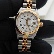 Cargar imagen en el visor de la galería, Rolex Datejust Lady ref. 69173 Steel/Gold - White Dial with Diamonds
