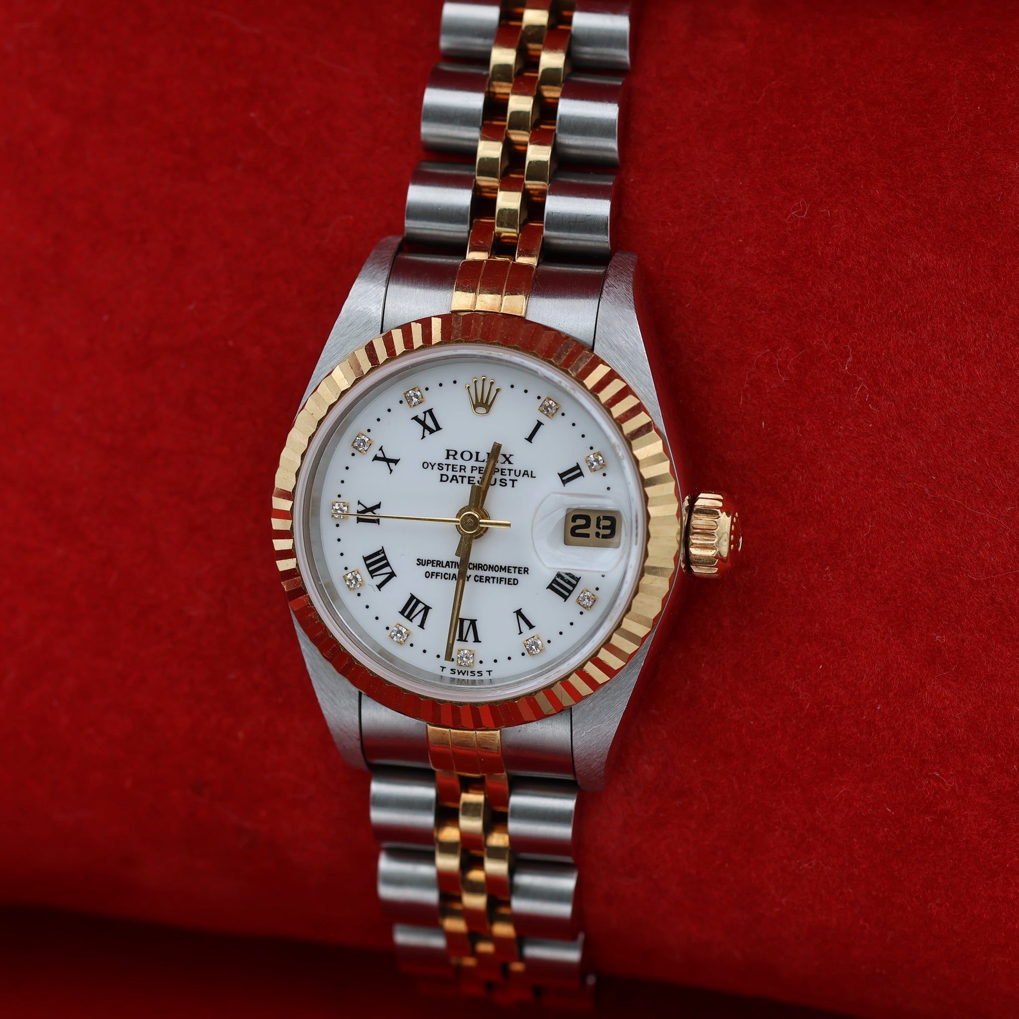 Buy Online Watch Rolex Datejust 69173 White Diamonds Dial
