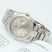 Carregar imagem no visualizador da galeria, Rolex Datejust ref. 116200 Racing Concentric (Silver) Dial - Oyster Bracelet - Full Set
