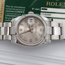 Carregar imagem no visualizador da galeria, Rolex Datejust ref. 116200 Racing Concentric (Silver) Dial - Oyster Bracelet - Full Set

