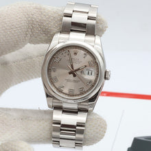 Carregar imagem no visualizador da galeria, Rolex Datejust ref. 116200 Racing Concentric (Silver) Dial - Oyster Bracelet - Full Set
