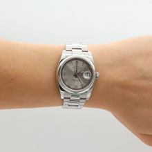 Carregar imagem no visualizador da galeria, Rolex Datejust ref. 116200 Racing Concentric (Silver) Dial - Oyster Bracelet - Full Set
