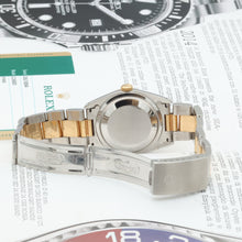 Załaduj obraz do przeglądarki galerii, Rolex Datejust 36 ref. 16233 Blue Soleil dial - Oyster Bracelet - Full Set
