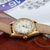 Rolex Day-Date ref. 18038 White Roman Dial - Leather strap