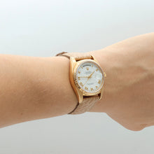 Load image into Gallery viewer, Rolex Day-Date ref. 18038 White Roman Dial - Leather strap
